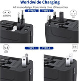 Universal Travel Adapter – Dual USB Charging Ports World Wall Charger