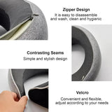Memory Foam Travel Neck Pillow – Adjustable U-Shaped Support Cushion