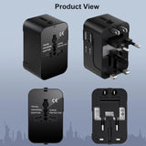 Universal Travel Adapter – Dual USB Charging Ports World Wall Charger