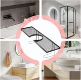 Kitchen Sink Organizer – Adjustable Rust-Resistant Faucet Storage Shelf
