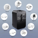 Universal Travel Adapter – Dual USB Charging Ports World Wall Charger