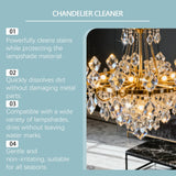 Crystal Cleaner Spray – Strong Dust & Chandelier Cleaning Spray (No Wipe)