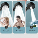 High-Pressure Shower Head – Water-Saving 3-Mode Adjustable Bathroom Sprayer