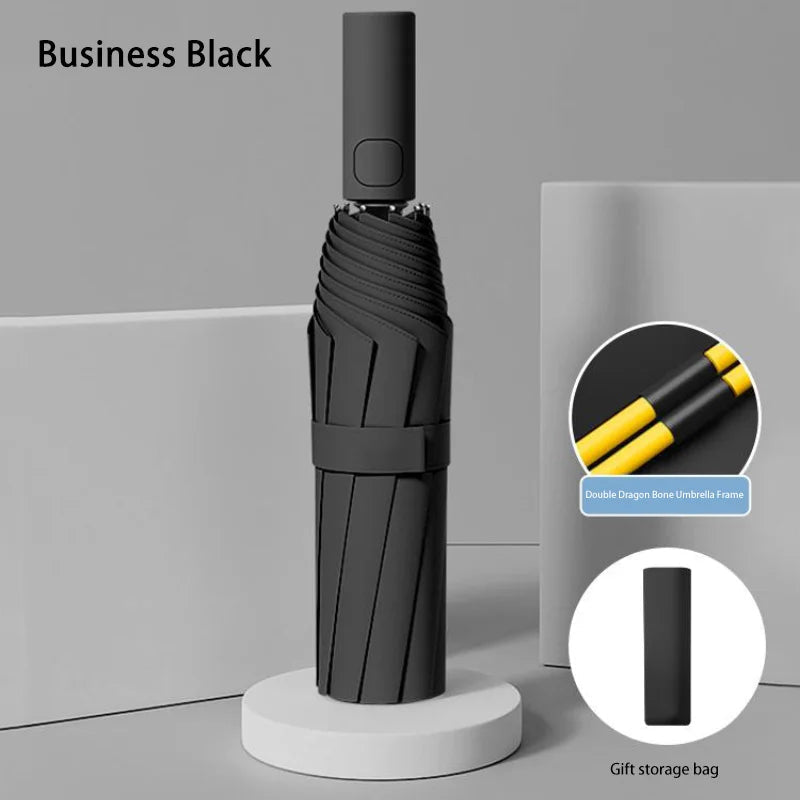 Automatic Foldable Umbrella – Lightweight Large UV Protection Travel Umbrella