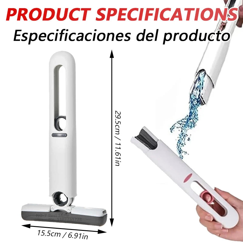 Mini Squeeze Mop – Foldable Handheld Sponge Cleaner for Windows & Car Glass