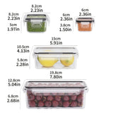 8-Piece Airtight Food Storage Containers – BPA-Free Lock Lid Kitchen Organizer