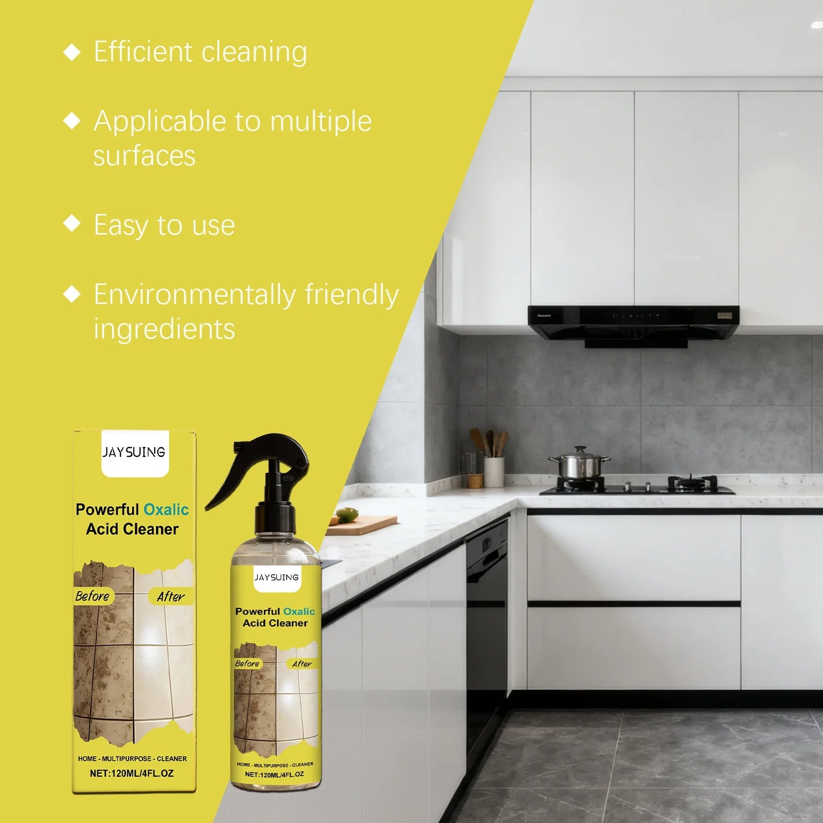 Oxalic Acid Cleaner – Powerful Rust & Limescale Remover for Tough Stains