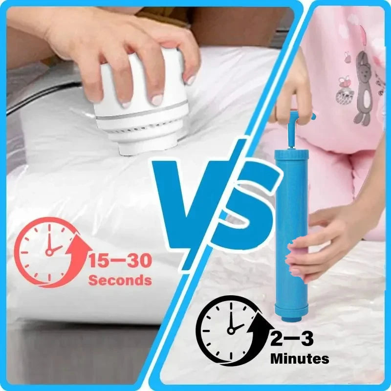 Vacuum Storage Bags with Pump – Space-Saving Bags for Clothes & Bedding