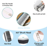 Corner Cleaning Brush Set – 3-Piece Grout & Tile Scrub Brushes for Kitchen & Bathroom