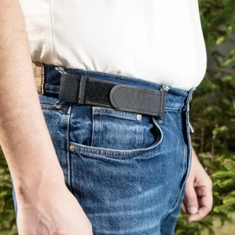 Buckle-Free Elastic Waist Belt – Ultra Soft Adjustable Comfort Belt (2 Pack)